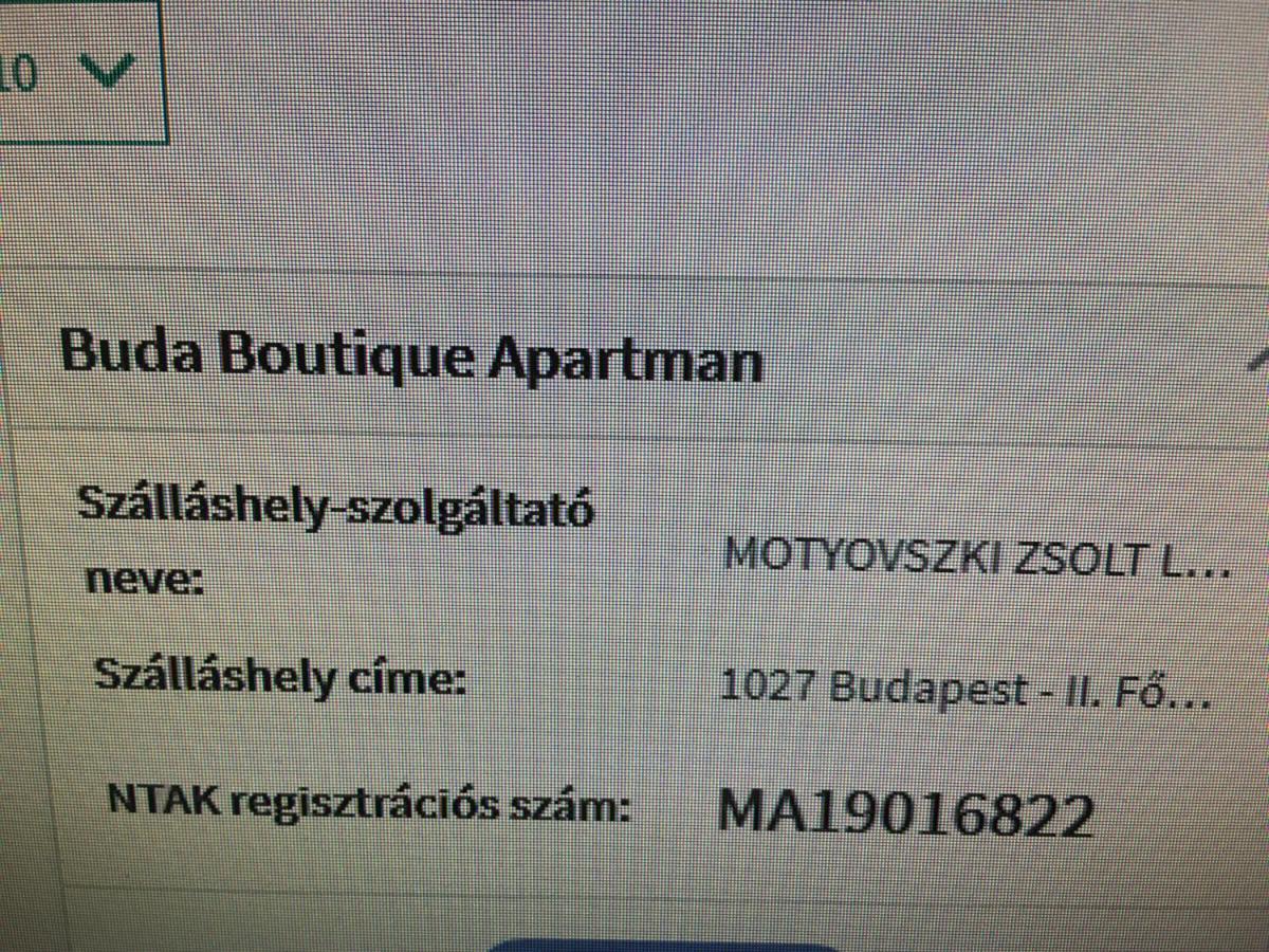 Buda Boutique Apartment Βουδαπέστη Εξωτερικό φωτογραφία